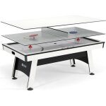 Table multi - jeux 3 en 1 - sokker - samurai - air hockey ping - pong et convertible table dnatoire
