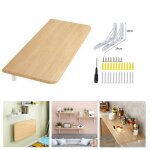 Table murale multifonctionnel pour bureau cuisine chambre willonin� table rabattable d�tude 60x30cm pliable ...
