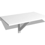 Table murale rabattable 100 x 60 cm blanc hililand - - lis pois: 11. 75 ?