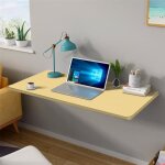 Table murale - supfine - noyer - pliable - 60x30cm - installation murale