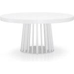 Table ovale extensible eliza blanc Table ovale extensible eliza blanc