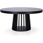 Table ovale extensible eliza noir Table ovale extensible eliza noir