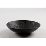 Assiette - table passion - calotte vesuvio - 19 cm - noir - lot de 6 pi�ces