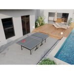 Table de ping - pong pliable à roulettes pour extérieur avec accessoires - l274 x p152. 5 x h76 cm - ... Table de ping - pong pliable à roulettes pour extérieur avec accessoires - l274 x p152. 5 x h76 cm - ...
