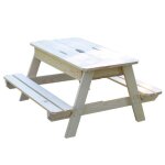 Table pique - nique pour enfants en bois brut