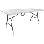 Table pliable de jardin portable r�sine new koln gardiun 180x74x74 cm