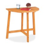 Relaxdays table pliante demi - lune hxlxp: 74x80x50 cm balcon & jardin bois de sapin extérieur table ... Relaxdays table pliante demi - lune hxlxp: 74x80x50 cm balcon & jardin bois de sapin extérieur table ...