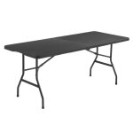 Table de rception pliante 8 personnes 180x74 x73. 5cm - structure en acier et plateau en polythylne ...