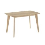 Table rectangulaire 4 personnes en bois clair 120 cm - oman - rendez - vous déco Table rectangulaire 4 personnes en bois clair 120 cm - oman - rendez - vous déco