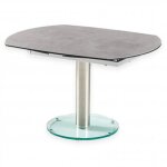 Table de repas extensible mexico ciment plateau et allonge en c�ramique