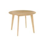 Table ronde 4 personnes en bois clair d100 cm - réno - rendez - vous déco Table ronde 4 personnes en bois clair d100 cm - réno - rendez - vous déco
