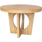 Table ronde extensible kalipso chêne clair Table ronde extensible kalipso chêne clair