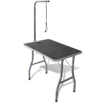 Table de toilettage pour chien portable avec roulettes