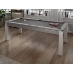 Table transformable - billard & ping - pong balthazar - 213 * 112 * 81. 5cm - gris