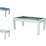 Table transformable blanche - billard & ping - pong - l182 x l102 x h80 cm - henk Table transformable blanche - billard & ping - pong - l182 x l102 x h80 cm - henk