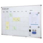 Tableau blanc magn�tique - vevor - tableau magn�tique avec planning calendrier effa�able � sec 92x61cm ...
