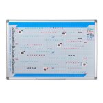 Relaxdays tableau organiseur annuel effaable magntique panneau d?organisation plaque aimant 60 x 90 ...