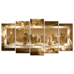 Tableau d�co cadre moderne urbain new york - 150x80 cm