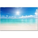 Tableau d�co paysage d�co mer turquoise - paysage - 80x50 cm