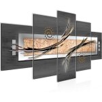Tableau dcoration murale 150x75 cm runa art 103953b abstrait - 5 panneaux deco toile prt  accrocher ...