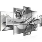 Tableau décoration murale 200x100 cm runa art 100251c abstrait - 5 panneaux deco toile prêt à accrocher ... Tableau décoration murale 200x100 cm runa art 100251c abstrait - 5 panneaux deco toile prêt à accrocher ...