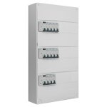 Tableau lectrique 3 ranges pr - quip siemens - 3 inter diff + 11 disjoncteurs 2560