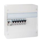 Tableau lectrique pr - quip auto 1 range 1id 40a 6 disjoncteurs ass