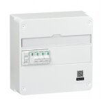 Tableau �lectrique - schneider electric - pr� - cabl� - 1 rang�e - 13 modules - blanc
