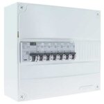 Tableau Électrique - siemens - prééquipé 1 rangée 63a - 6 disjoncteurs - intérieur - blanc Tableau Électrique - siemens - prééquipé 1 rangée 63a - 6 disjoncteurs - intérieur - blanc
