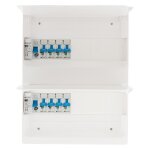Coffret lectrique quip 26 modules - t1 / t2 - 8 disjoncteurs - zenitech