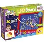 Tableau led - lisciani - carotina - dessins lumineux - feutres fluo - apprentissage cratif - fiches ...