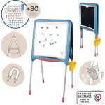 Tableau - smoby - double face - magn�tique - 80 accessoires - pour enfants � partir de 3 ans