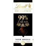 Tablette de chocolat lindt excellence noir 99% - 50g