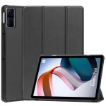 Etui housse tablette - ztaoopou - xiaomi redmi pad (10. 61) - support pliant triple - cuir pu - noir