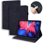 Tablette housse pour lenovo tab p11 / p11 plus 11. 0 pochette �tui � rabat noir pu cuir support de protection ...