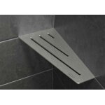 Tablette murale de douche shelf - e - s3 - curve - inox bross - 62 x 295 x 154 mm