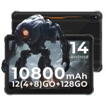 Tablette robuste - hotwav - tab r8 - 101 pouces - batterie 10800mah - android 14 - 4g lte