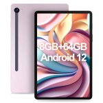 Tablette tactile 10 pouces - ouzrs - android 12 - 8 go ram - 64 go rom - 5g wifi - rose