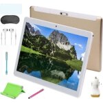 Tablette tactile 4g hd 10. 1 2go + 16 go - double sim - double camras - or
