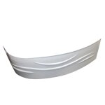 Ondee - tablier de baignoire droite fany - tablier motif vague 160x90cm - abs - blanc