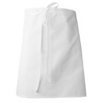 Tablier de cuisinier lma traiteur 55x100cm - blanc