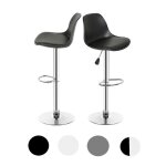 Tabouret de bar - huole - cifunzero - simili cuir - pieds m�tal - lot de 2