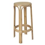 Tabouret de bar 77 cm en rotin - vania - rendez - vous déco Tabouret de bar 77 cm en rotin - vania - rendez - vous déco