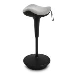 Tabourets de bureau debout chaise de bureau ergonomique tabouret assis pivotant r�glable en hauteu - ...