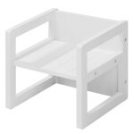 Tabouret �volutif enfant - roba - 3 hauteurs - style campagne - blanc