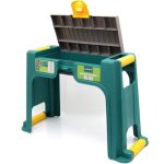 Tabouret de jardinage tech - it - ultra l�ger et ultra r�sistant - vert et jaune