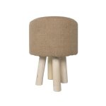 Tabouret jute indies - factory - beige tu