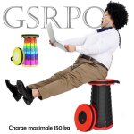 Tabouret pliant portable tabouret camping retractable tabouret pliant plastique pour la p�che le camping ...