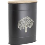 Tabouret et seau � pellets en m�tal