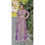 Caftan oriental grande taille rose rimka farasha robe dubai mariage fianailles - tackhita